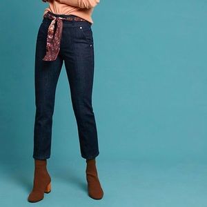 Pilcro High Rise Slim Straight Jeans Anthro